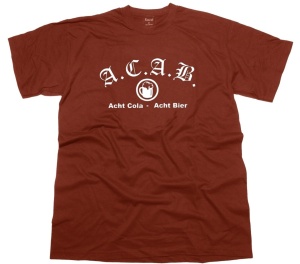 T-Shirt A.C.A.B. Acht Cola Acht Bier