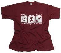 T-Shirt Fußball Weiber Alkohol