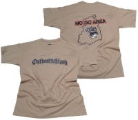 T-Shirt Ostdeutschland No Go Area