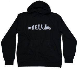 Evolution Kapuzensweatshirt Simson Schwalbe Motiv