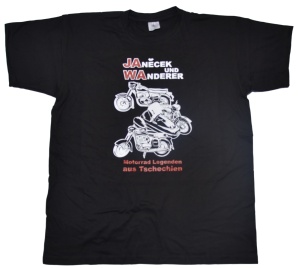 T-Shirt Motorräder aus Tschechien mit JAWA Motiv