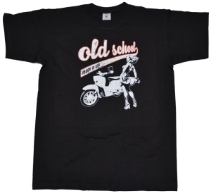 T-Shirt Old School made in GDR Simson Schwalbe