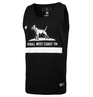 Pit Bull West Coast Tank Top Slim Fit Cal Flag