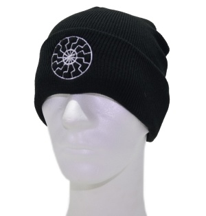 Strickmütze Schwarze Sonne