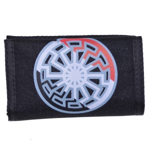 Stoff-Geldbörse schwarze Sonne Stoff-Geldbörse schwarze Sonne
