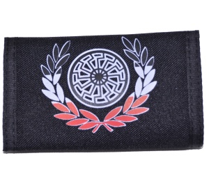 Stoff-Geldbörse schwarze Sonne Stoff-Geldbörse schwarze Sonne