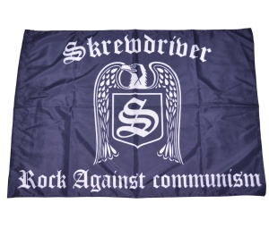Fahne Skrewdriver RAC Fahne Skrewdriver RAC