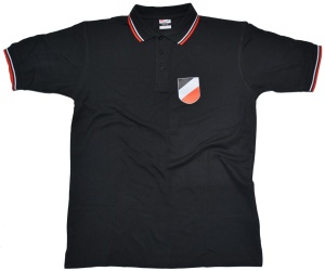 Poloshirt Wappen Kaiserreich schwarz weiß rot