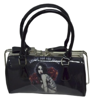 Handtasche Henkeltasche Rockabilly Bag Beauty and the Beast