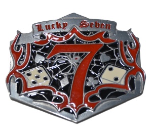 Gürtelschnalle Lucky Seven Gürtelschnalle Lucky Seven