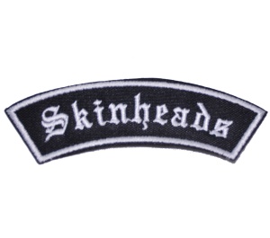 Aufnaeher Skinheads gebogen PCH006 Aufnaeher Skinheads gebogen PCH006