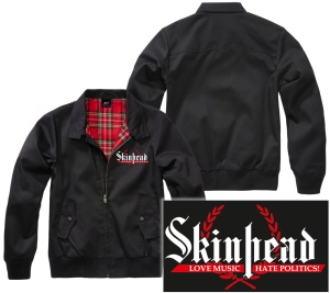 Harrington Style Jacke Skinhead Love Music