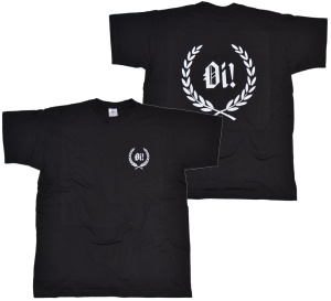T-Shirt Kranz Oi! vorn klein hinten groß T-Shirt Kranz Oi! vorn klein hinten groß
